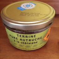 Terrine pur autruche a la chataigne